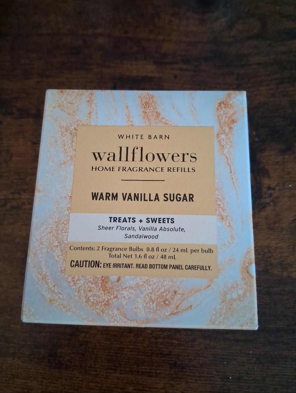 Bath & Body Works 2 NEW Wallflower Refills pack of 2 Warm Vanilla Sugar NIB